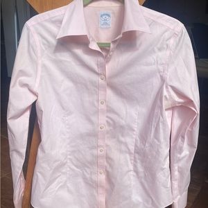 Brooks Brothers Fitted non-iron cotton shirt